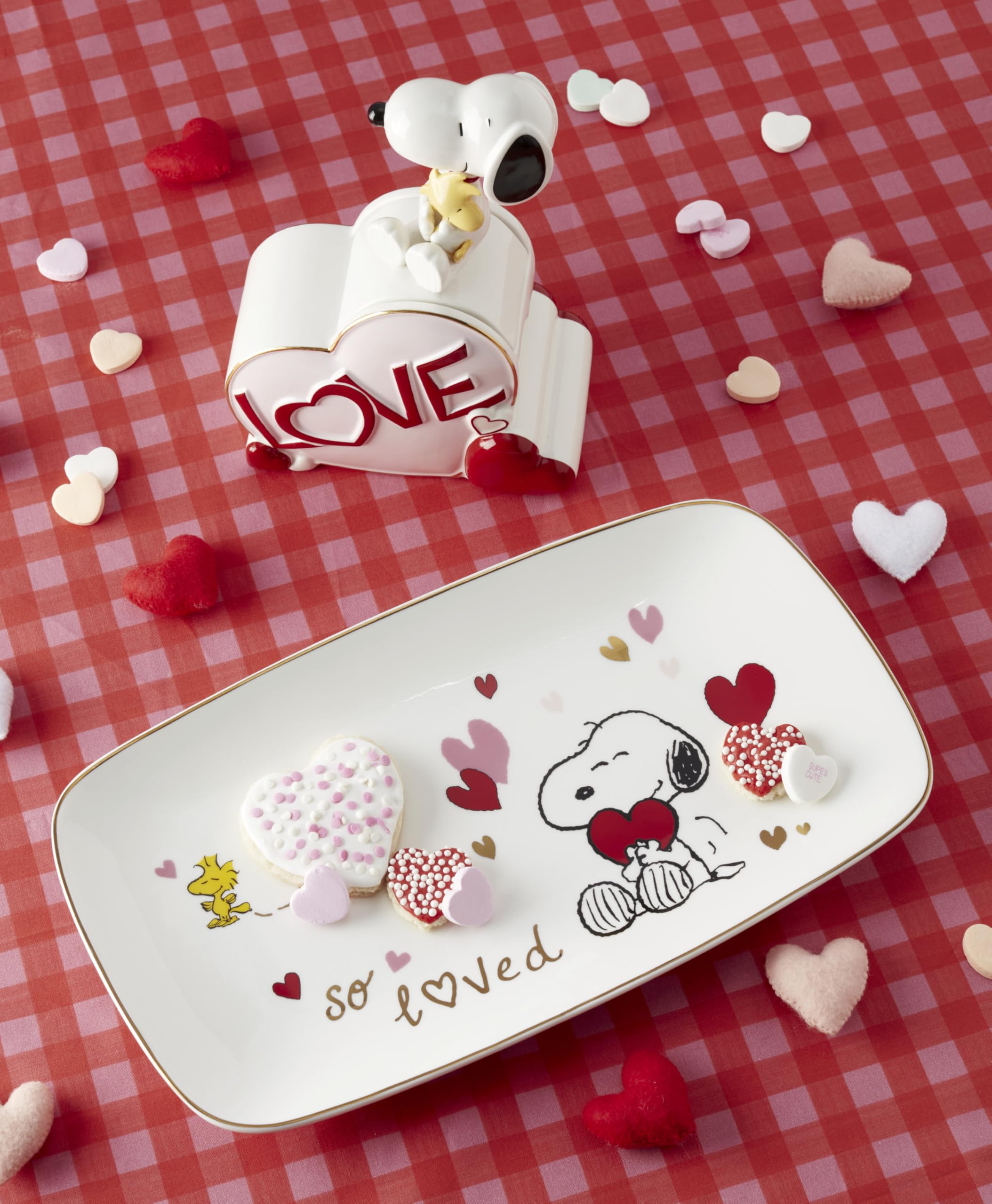 Amazon.com: Lenox Home And Kitchen, Peanuts Snoopy Valentines Hors